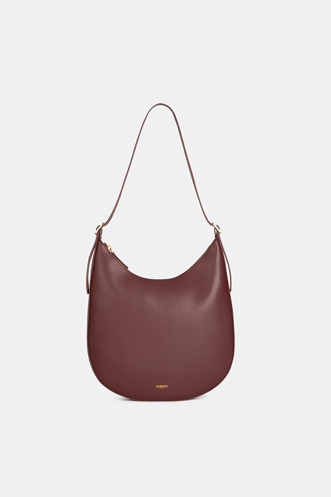 Suzy Sac hobo en cuir bordeaux Bordeaux Suncoo