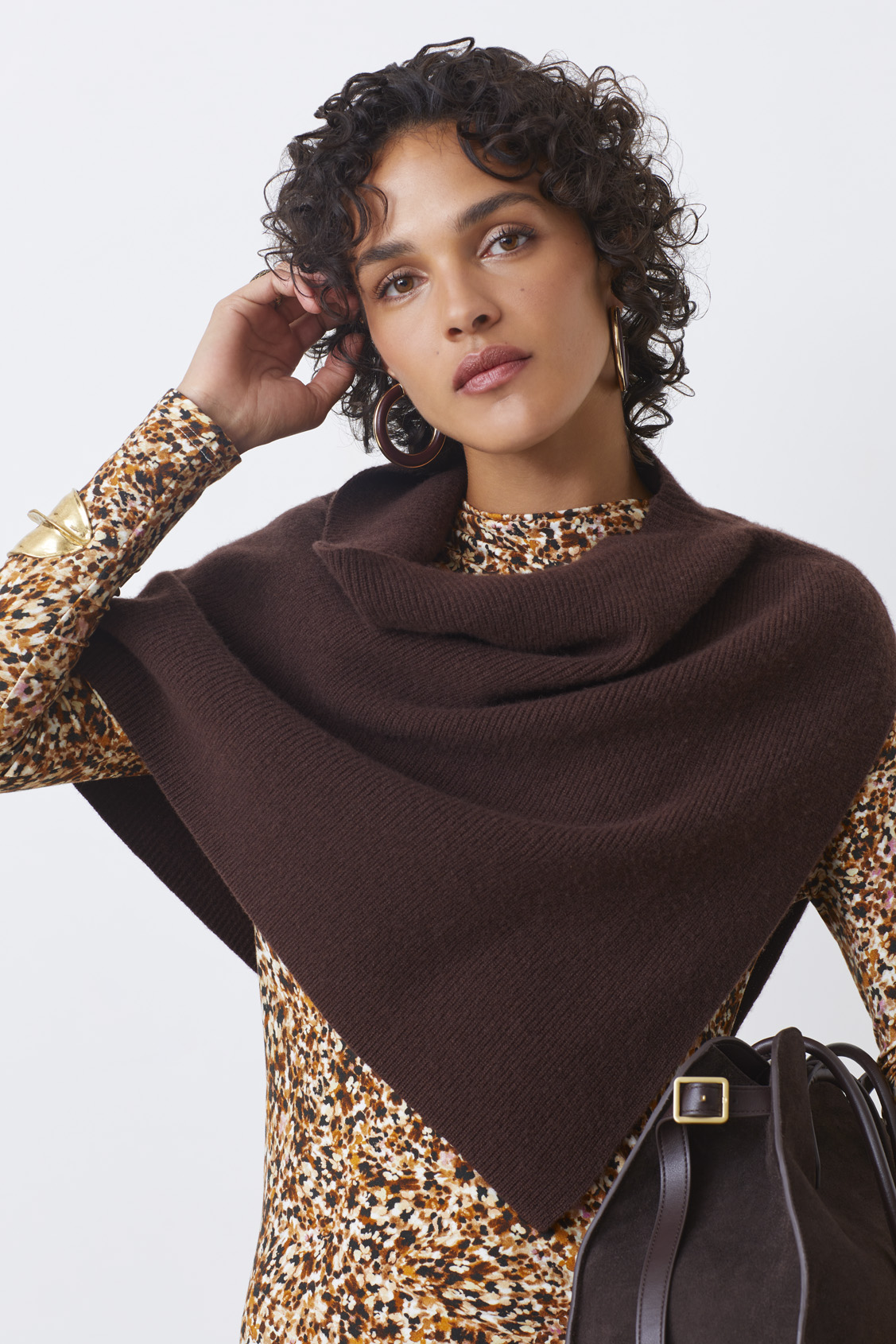 Escarpins Dune Marron Dos Nu Plateforme - Cuir Véritable Taille 4 UK (37 EU) - Neuf Jamais Porté