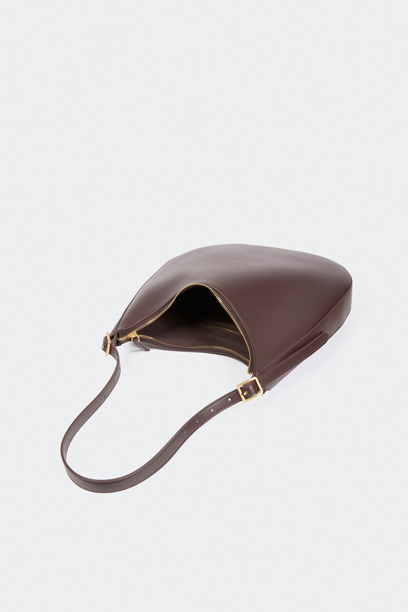 Suzy Sac hobo en cuir caf&eacute; Caf&eacute; Suncoo