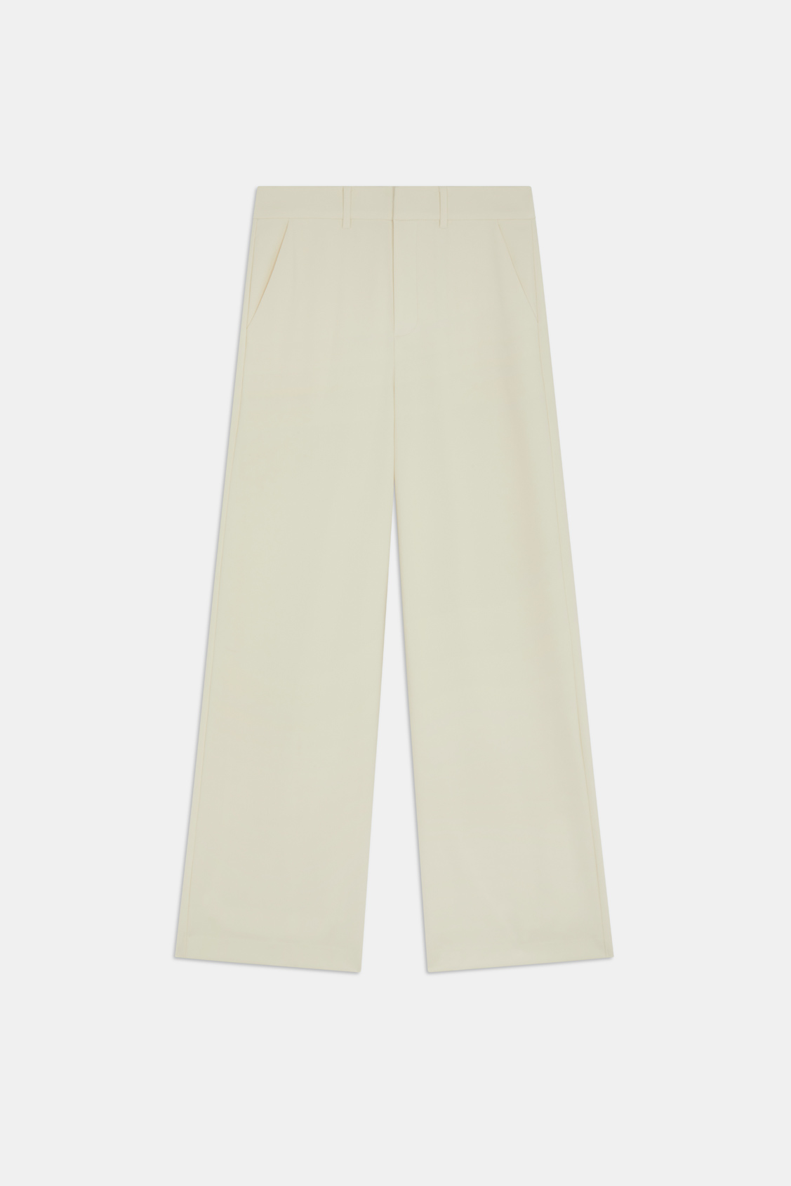 Jewel Pantalon large fluide Blanc casse Suncoo