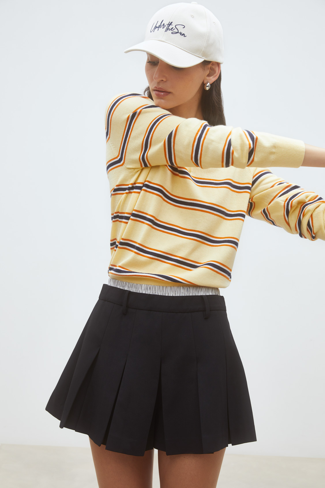 Berkley Jupe short courte patineuse Noir Suncoo