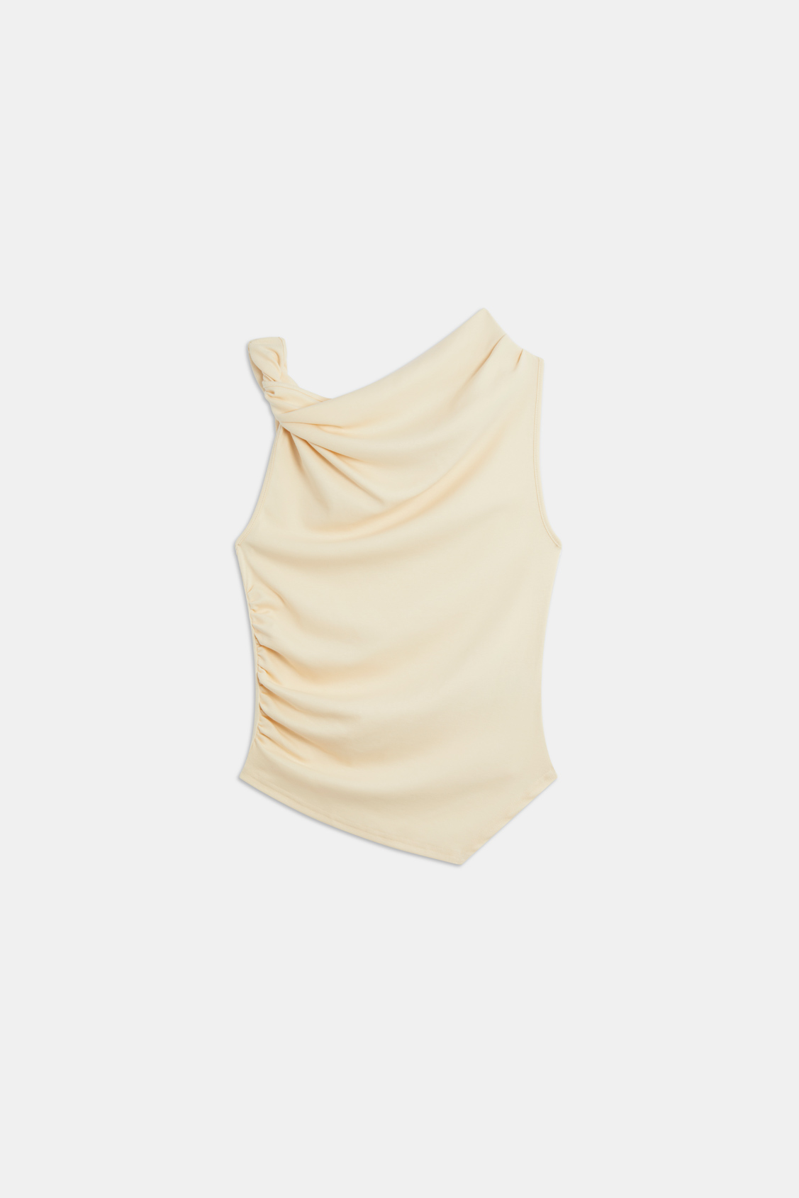Migili Top sans manches noué crème Creme Suncoo