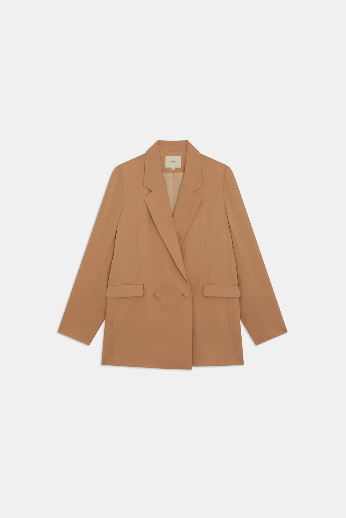 Dina Veste blazer camel uni Camel Suncoo