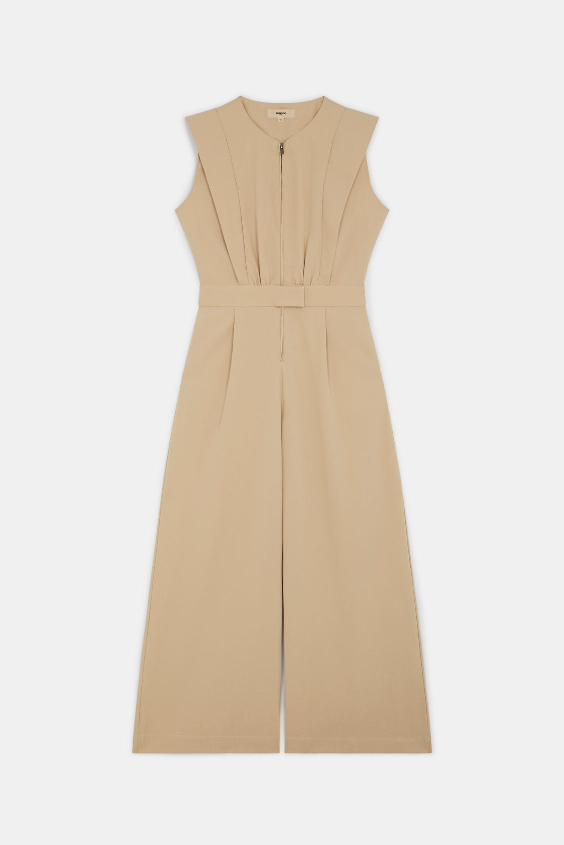 Tivoli Combinaison pantalon &agrave; pinces Beige Suncoo