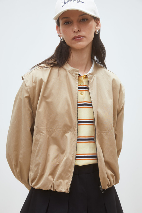 Evan Veste courte zippée Camel Suncoo