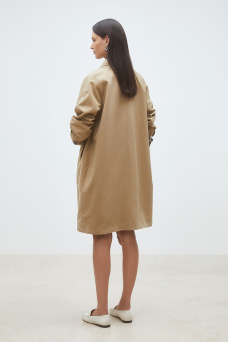 Enzo Trench long réversible Camel Suncoo