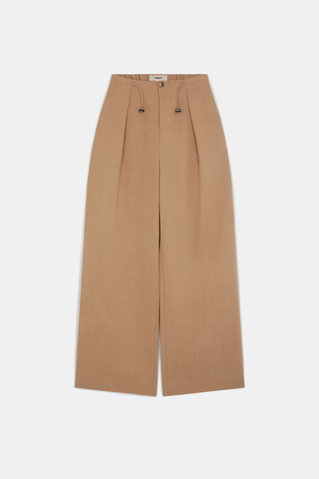 Jio Pantalon large camel Camel Suncoo