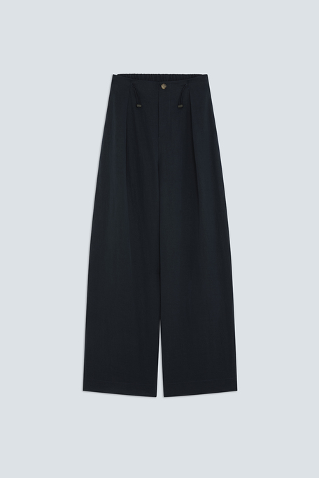 Jio Pantalon large bleu nuit Bleu nuit Suncoo