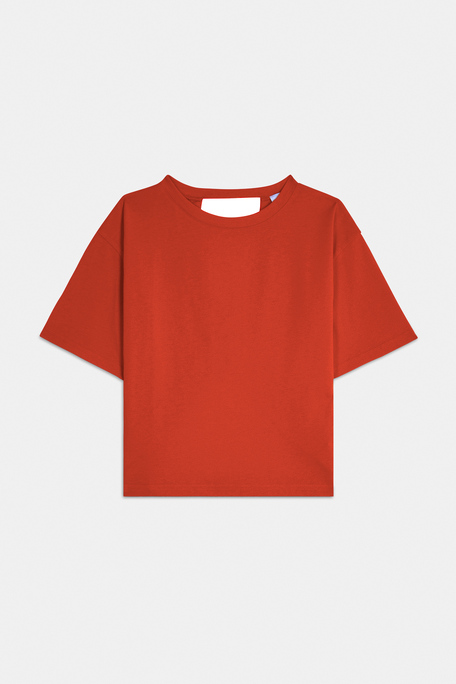 Marti Tee-shirt geranium uni ouvert au dos Geranium Suncoo