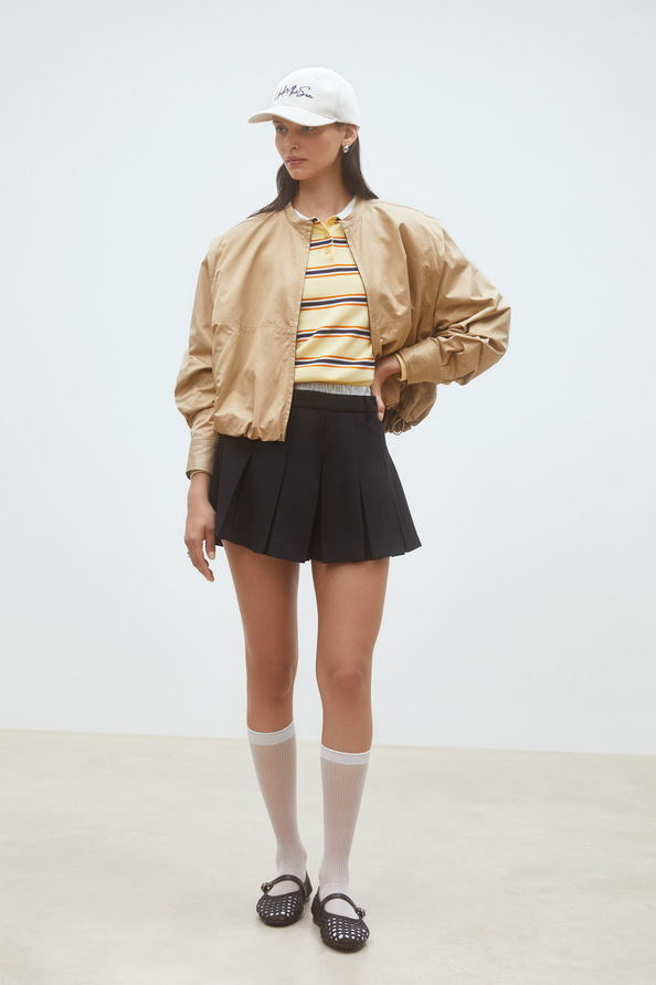 Evan Veste courte zipp&eacute;e Camel Suncoo