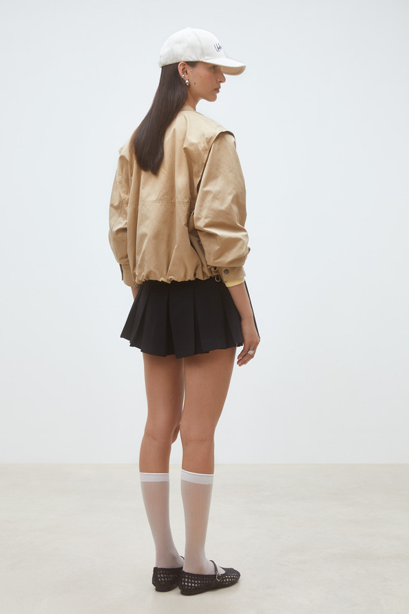 Evan Veste courte zipp&eacute;e Camel Suncoo