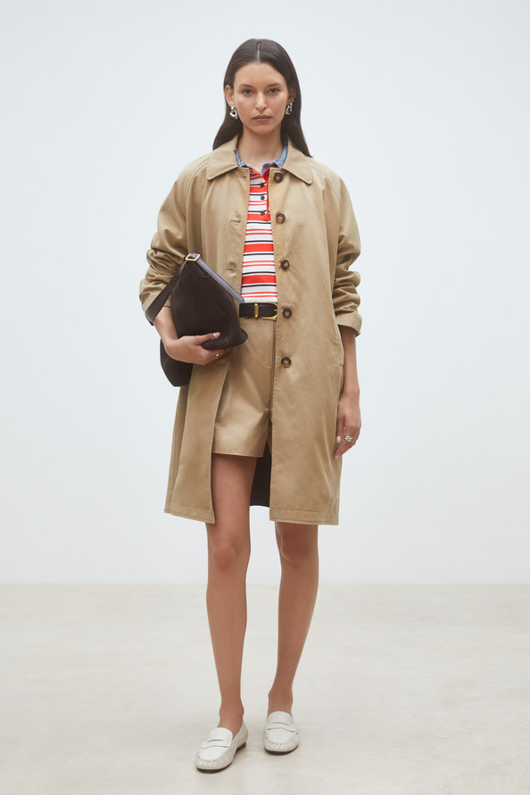 Enzo Trench long r&eacute;versible Camel Suncoo