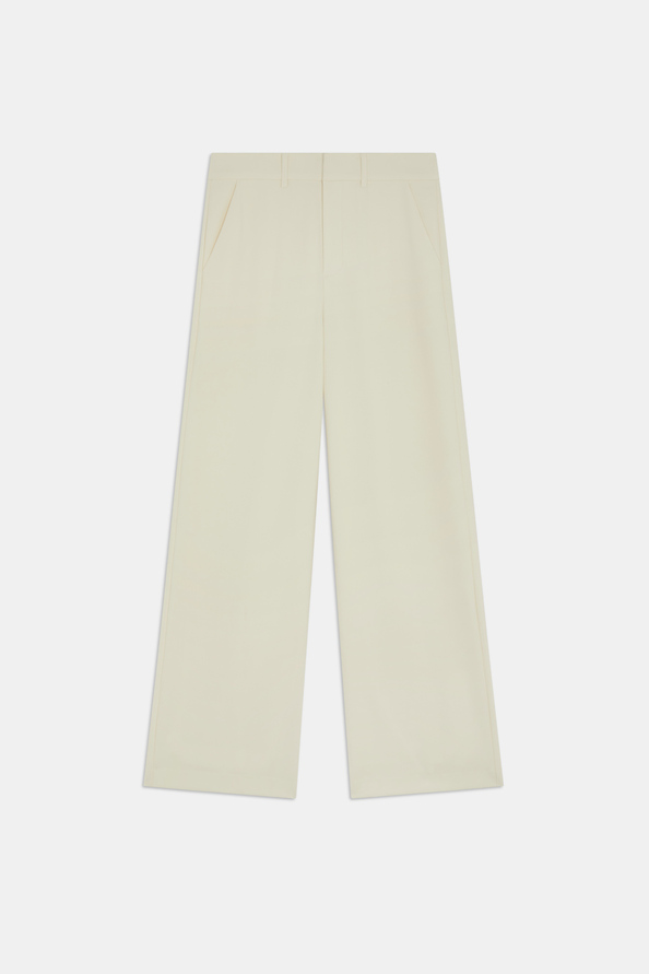 Jewel Pantalon large fluide Blanc casse Suncoo