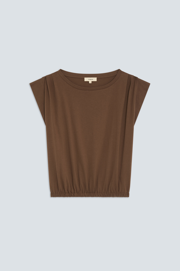 Marcha Top choco uni sans manches Chocolat Suncoo