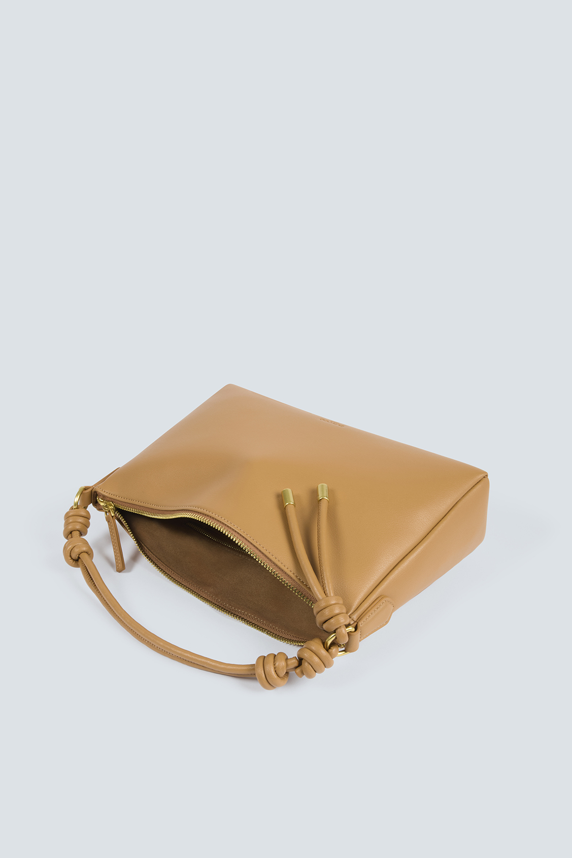 Bianca Sac à main pochette en cuir camel Camel Suncoo