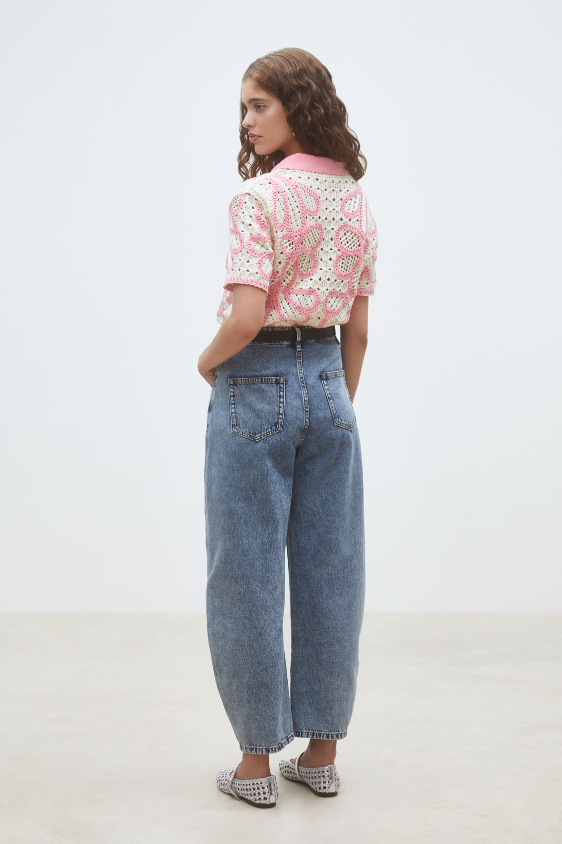 Robyn Jean barrel Bleu jeans Suncoo