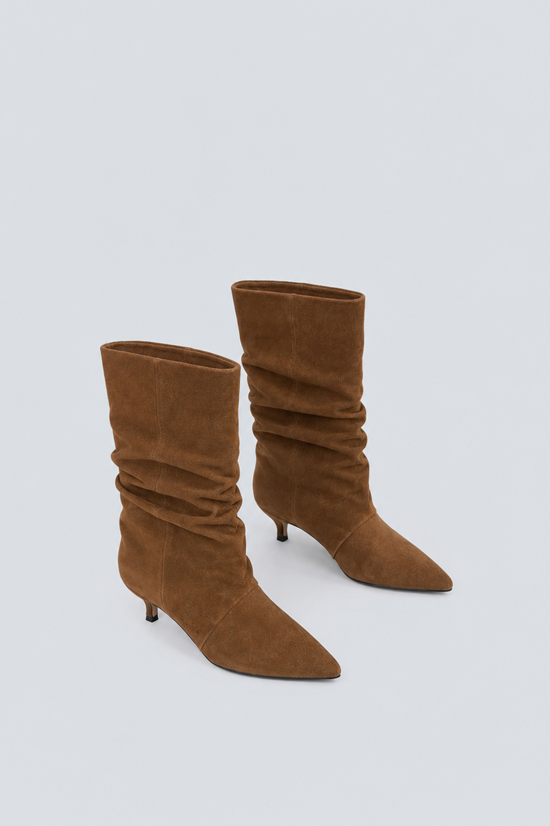 HARDI Bottines à talons en cuir camel Camel Suncoo