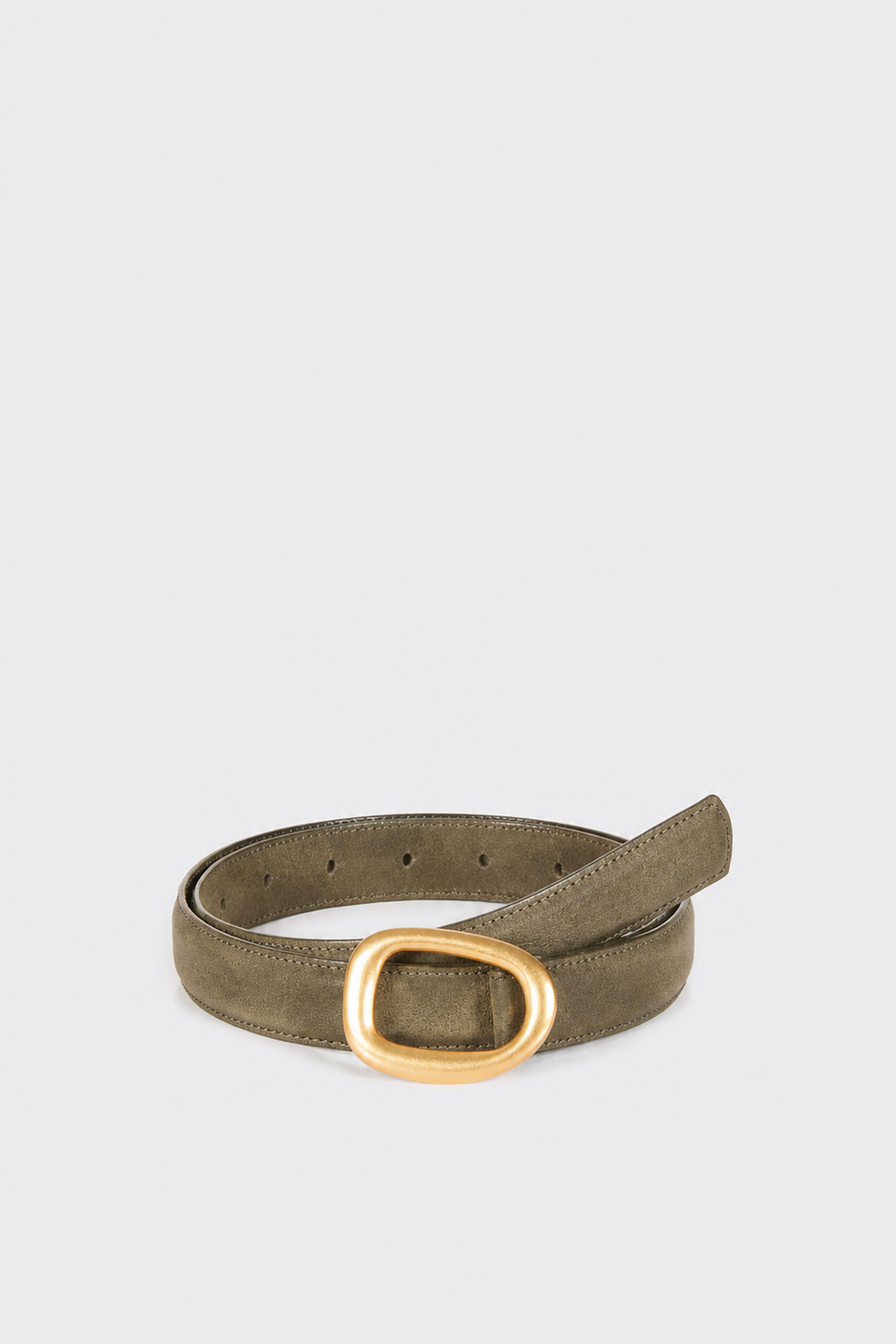 ASTA Ceinture en cuir kaki Kaki Suncoo