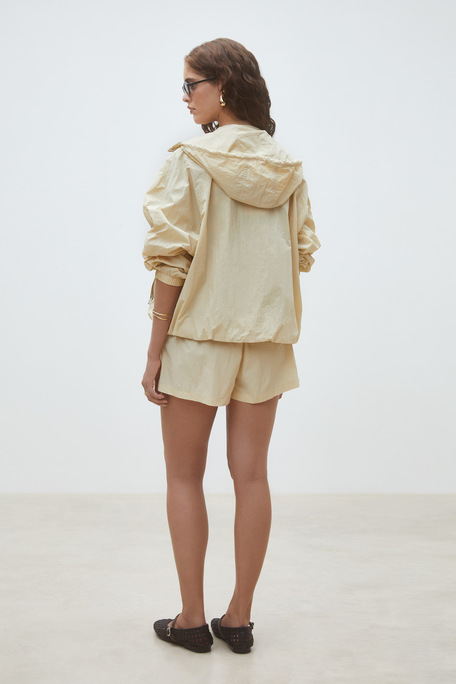 Boulbi Short taille haute sportswear Creme Suncoo