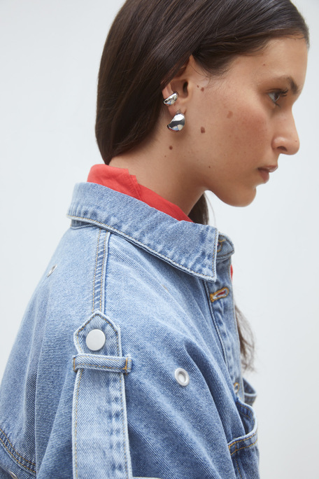 Lord Blouse en denim à oeillets Jeans clair Suncoo