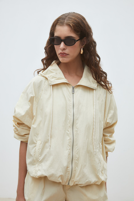 Derek Veste à capuche sportswear Creme Suncoo