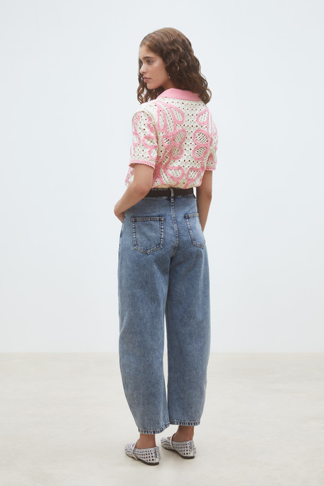 Robyn Jean barrel Bleu jeans Suncoo