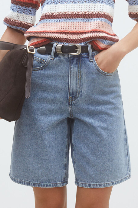 Kores Bermuda en denim Jeans clair Suncoo