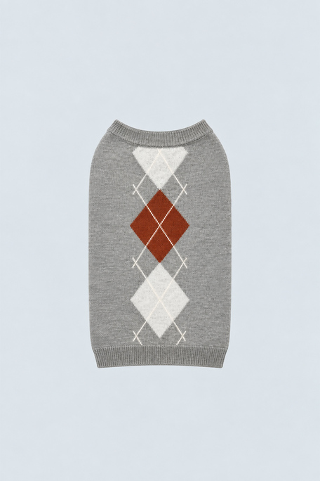 ALFIE Pull pour chien gris Gris chiné Suncoo