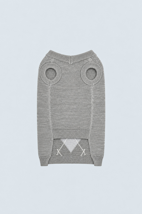 ALFIE Pull pour chien gris Gris chiné Suncoo