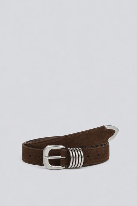 ASTENNE Ceinture en cuir café Café Suncoo