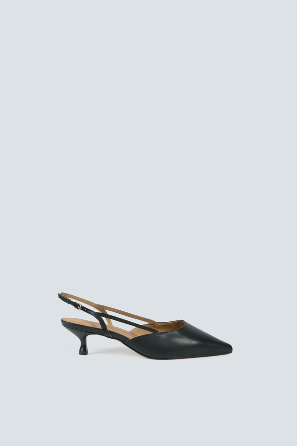 Hebory Escarpins kitten heel noir Noir Suncoo