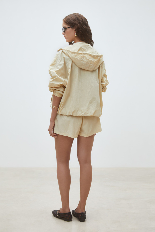 Derek Veste &agrave; capuche sportswear Creme Suncoo