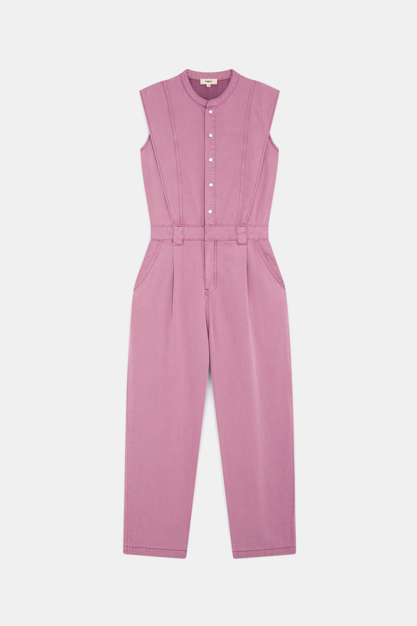 Tia Combinaison pantalon en denim rose Rose Suncoo