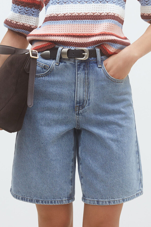 Kores Bermuda en denim Jeans clair Suncoo