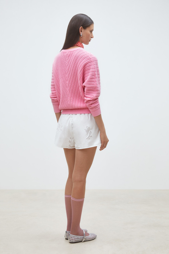 Prador Pull uni rose fantaisie Rose Suncoo
