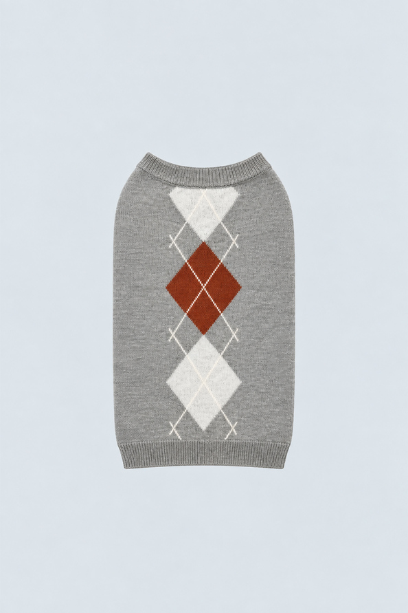 ALFIE Pull pour chien gris Gris chin&eacute; Suncoo