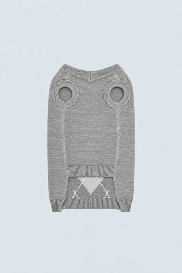 ALFIE Pull pour chien gris Gris chin&eacute; Suncoo