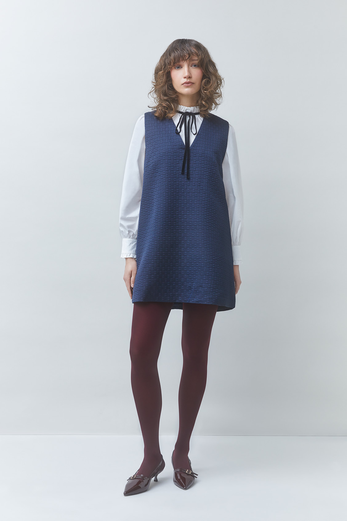 CABRIA Robe courte sans manche Bleu nuit Suncoo