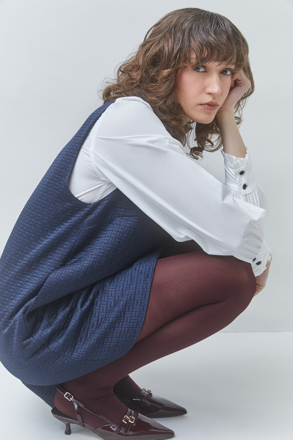 CABRIA Robe courte sans manche Bleu nuit Suncoo