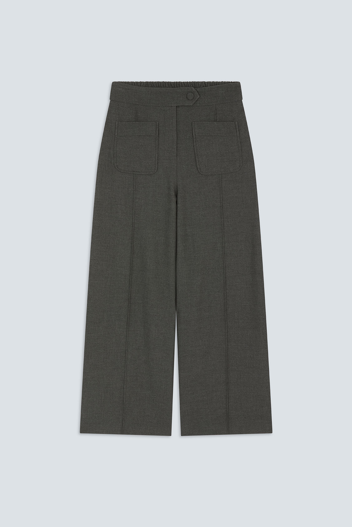 JERRY Pantalon large carbone Carbone Suncoo