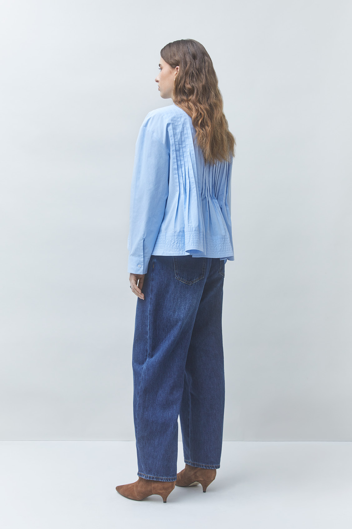 LOELI Chemise plissée Bleu ciel Suncoo