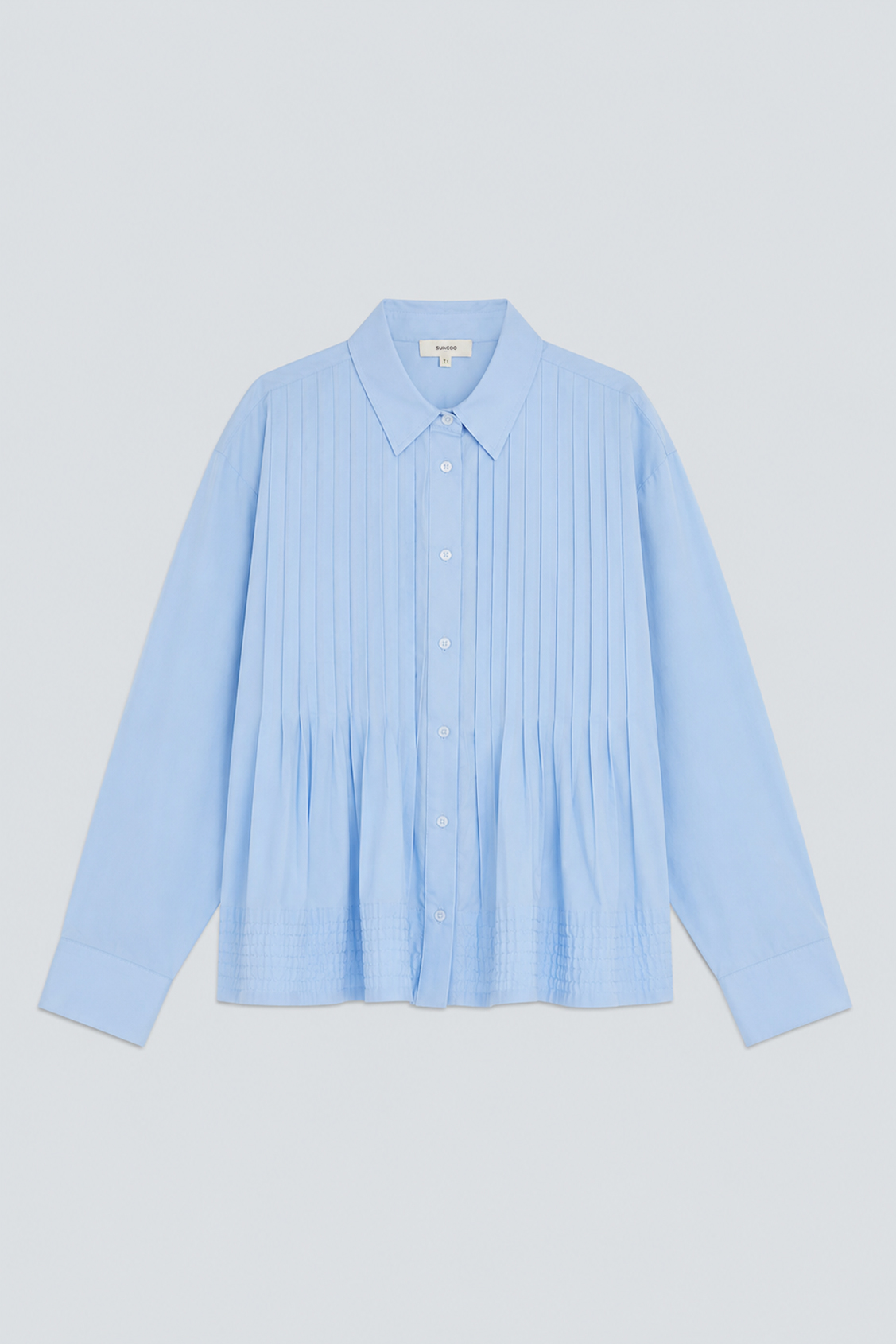 LOELI Chemise plissée Bleu ciel Suncoo