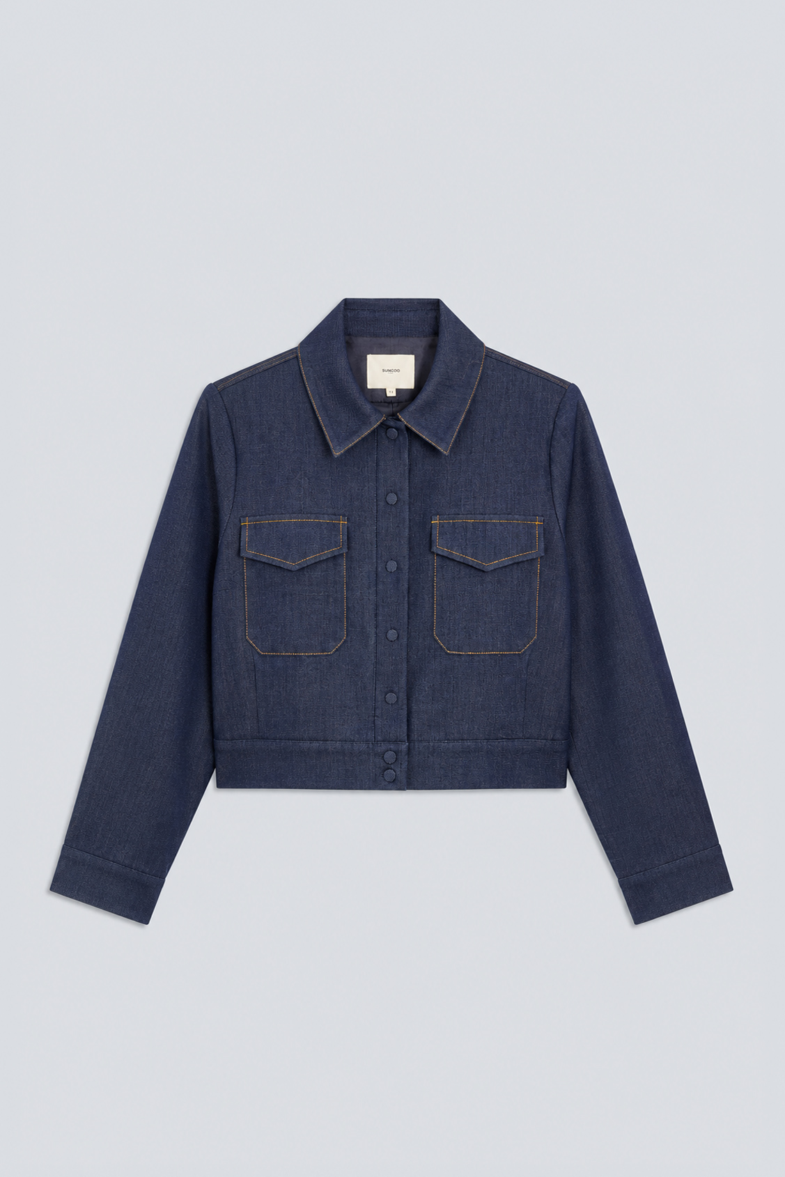 LULLABY Veste courte en denim Bleu brut Suncoo