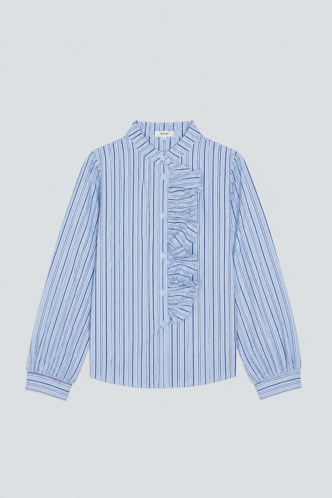 LOLLI Chemise fluide &agrave; rayures Bleu Suncoo