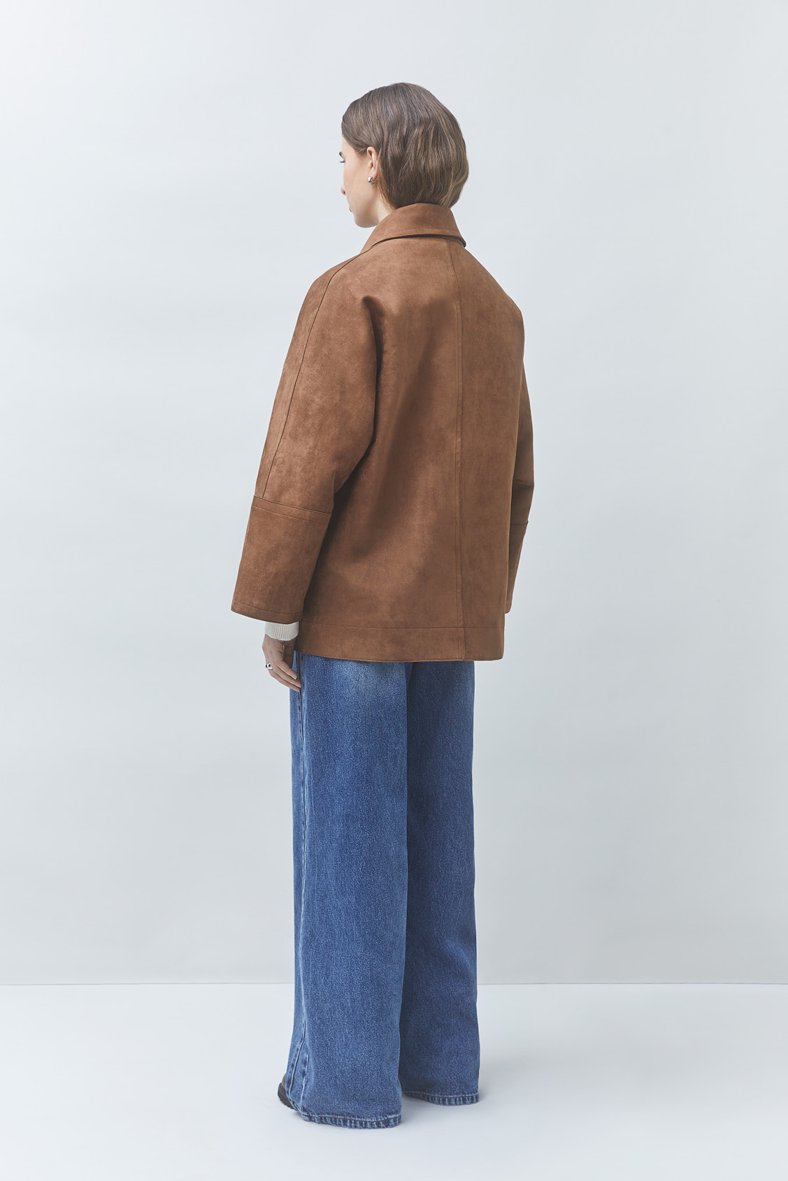 DIDO Manteau en simili suede Tabac Suncoo