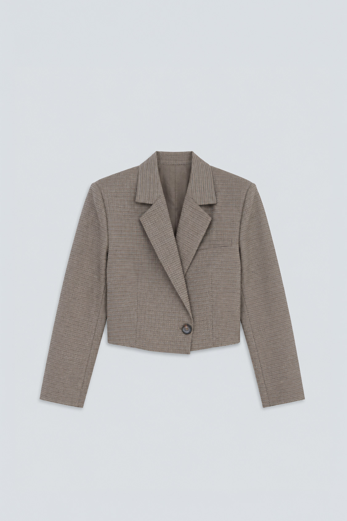 DUDE Veste courte blazer portefeuille Taupe Suncoo