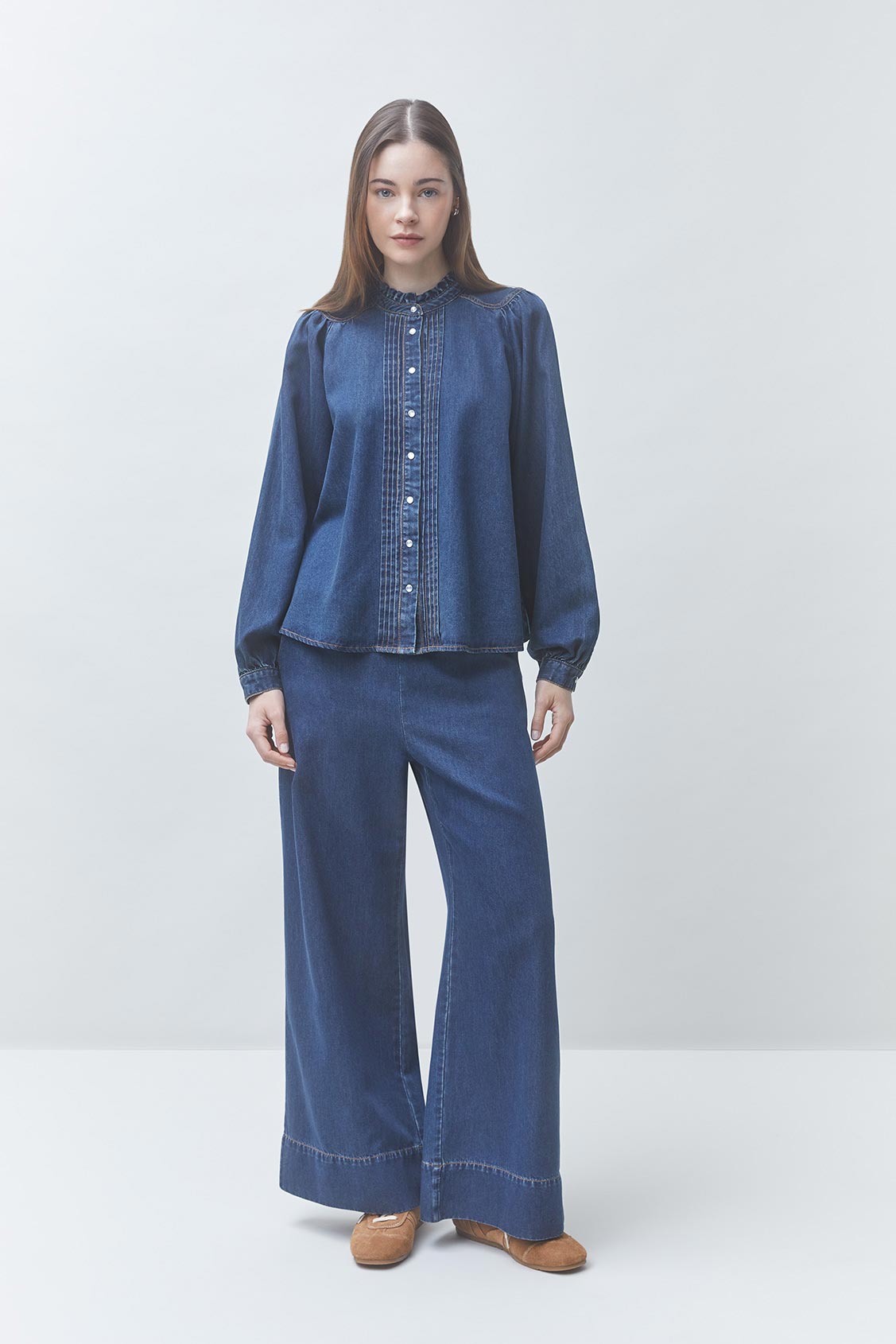 ROOK Jean large fluide Bleu jeans Suncoo