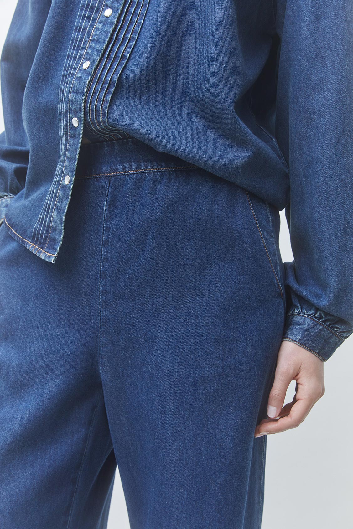 ROOK Jean large fluide Bleu jeans Suncoo