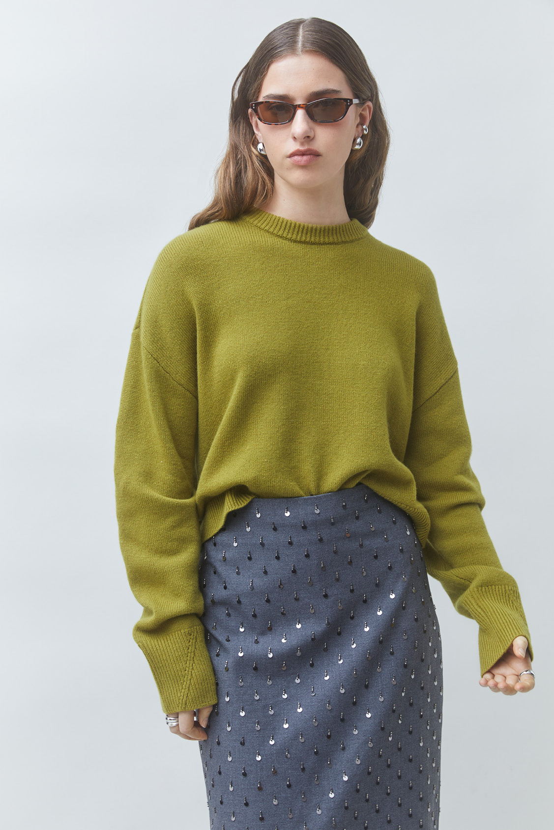 PAULVAR Pull uni olive en laine Olive Suncoo
