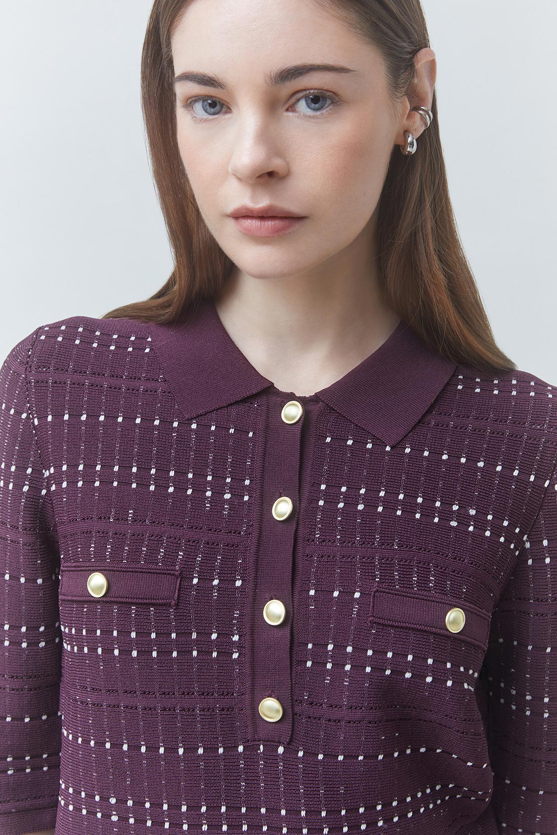 PIXI Polo fantaisie Prune Suncoo